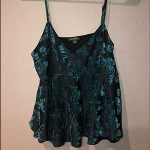 Velvet cami top